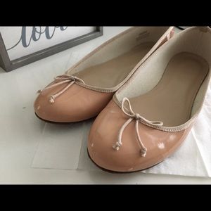 EUC JCrew Classic Leather Pink Ballet Flats 6.5